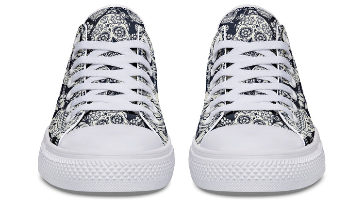 Sugar Skulls Low Tops ( Black or White Sole )