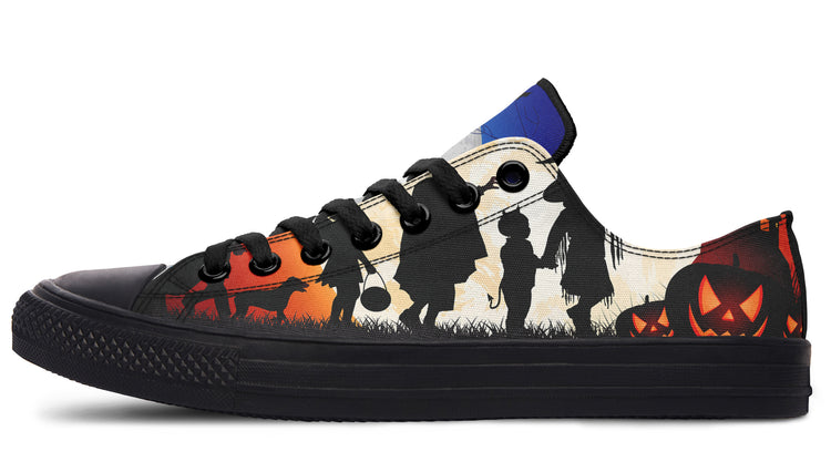 Trick Or Treat Low Tops ( Black or White Sole )