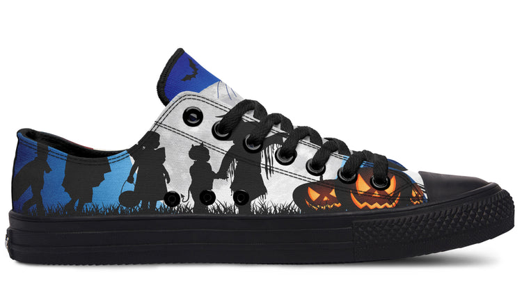 Trick Or Treat Low Tops ( Black or White Sole )