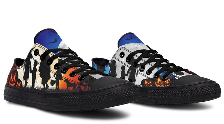 Trick Or Treat Low Tops ( Black or White Sole )