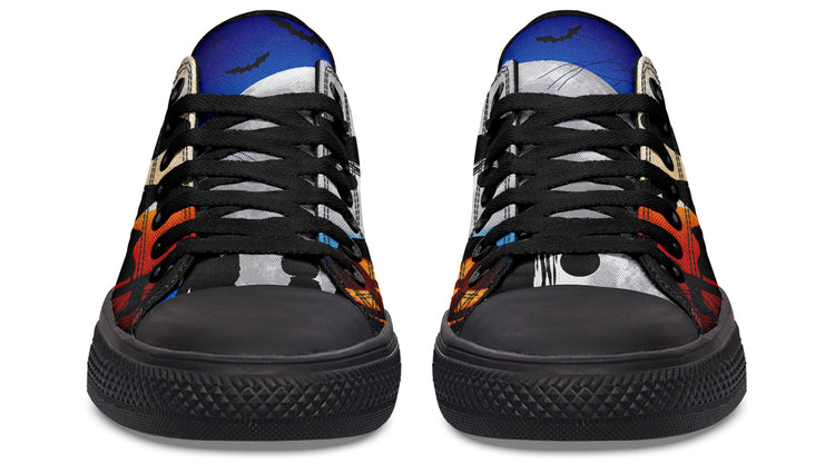 Trick Or Treat Low Tops ( Black or White Sole )