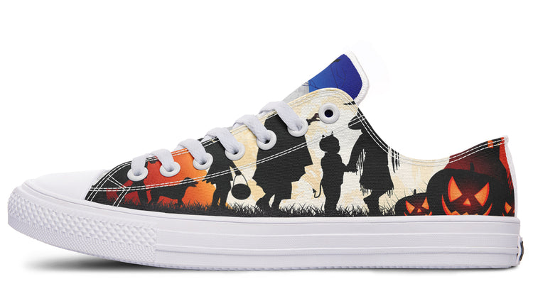 Trick Or Treat Low Tops ( Black or White Sole )