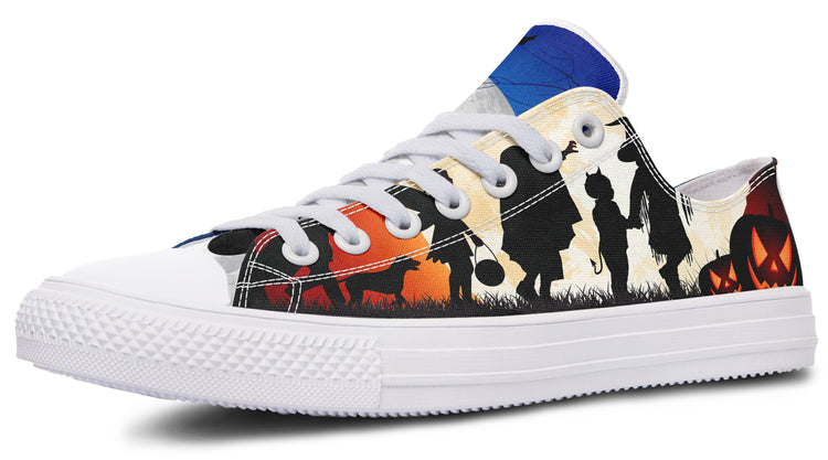 Trick Or Treat Low Tops ( Black or White Sole )