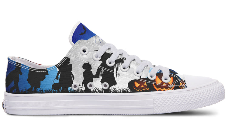 Trick Or Treat Low Tops ( Black or White Sole )