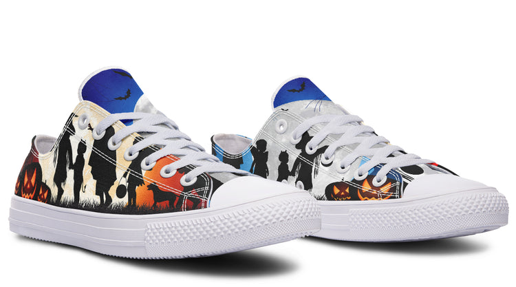 Trick Or Treat Low Tops ( Black or White Sole )