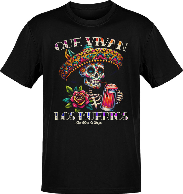 Que Vivan Los Muertos Raza Michilada T-Shirt