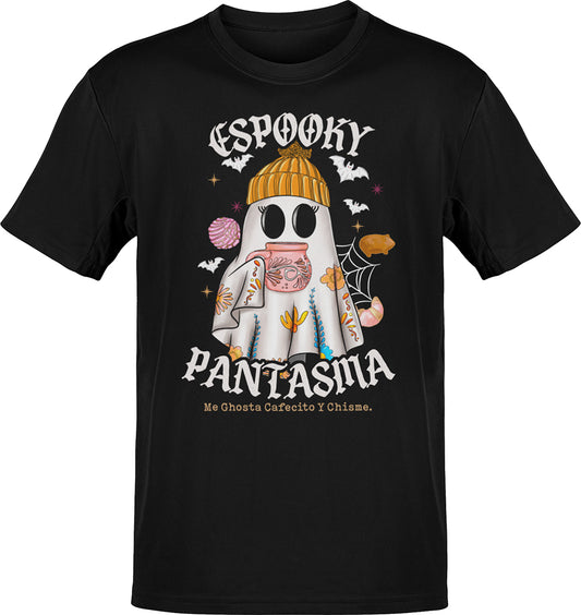 Espooky Pan-Tasma Cafecito Y Chisme T-Shirt