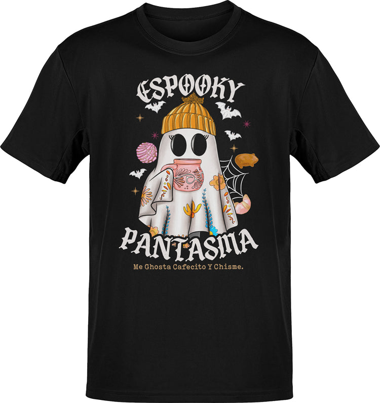 Espooky Pan-Tasma Cafecito Y Chisme T-Shirt