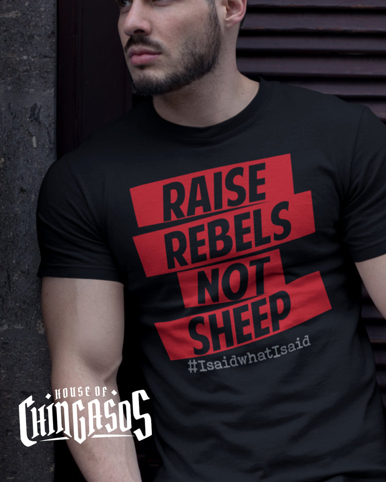 Premium Raise Rebels Not Sheep Old School T-shirt