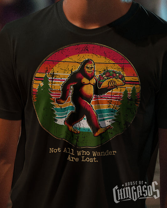 Not All Who Wander Are Lost Taco T-Shirt