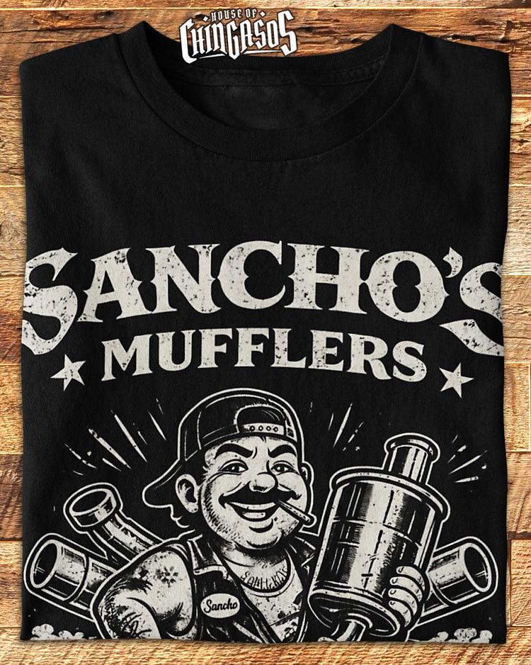 Sancho's Muffler Vintage Greaser T-Shirt