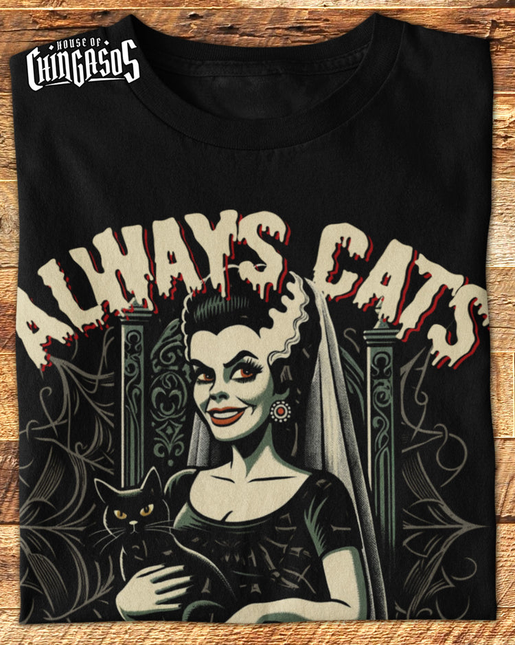Always Cats Before Brats Old School T-Shirt