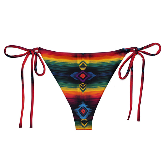 Summer String Serape Vibes Summer - String Bikini Bottom – House Of Chingasos