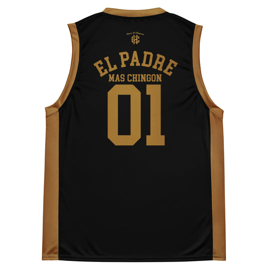 OG Padre Mas Chingon El Jefe Basketball jersey