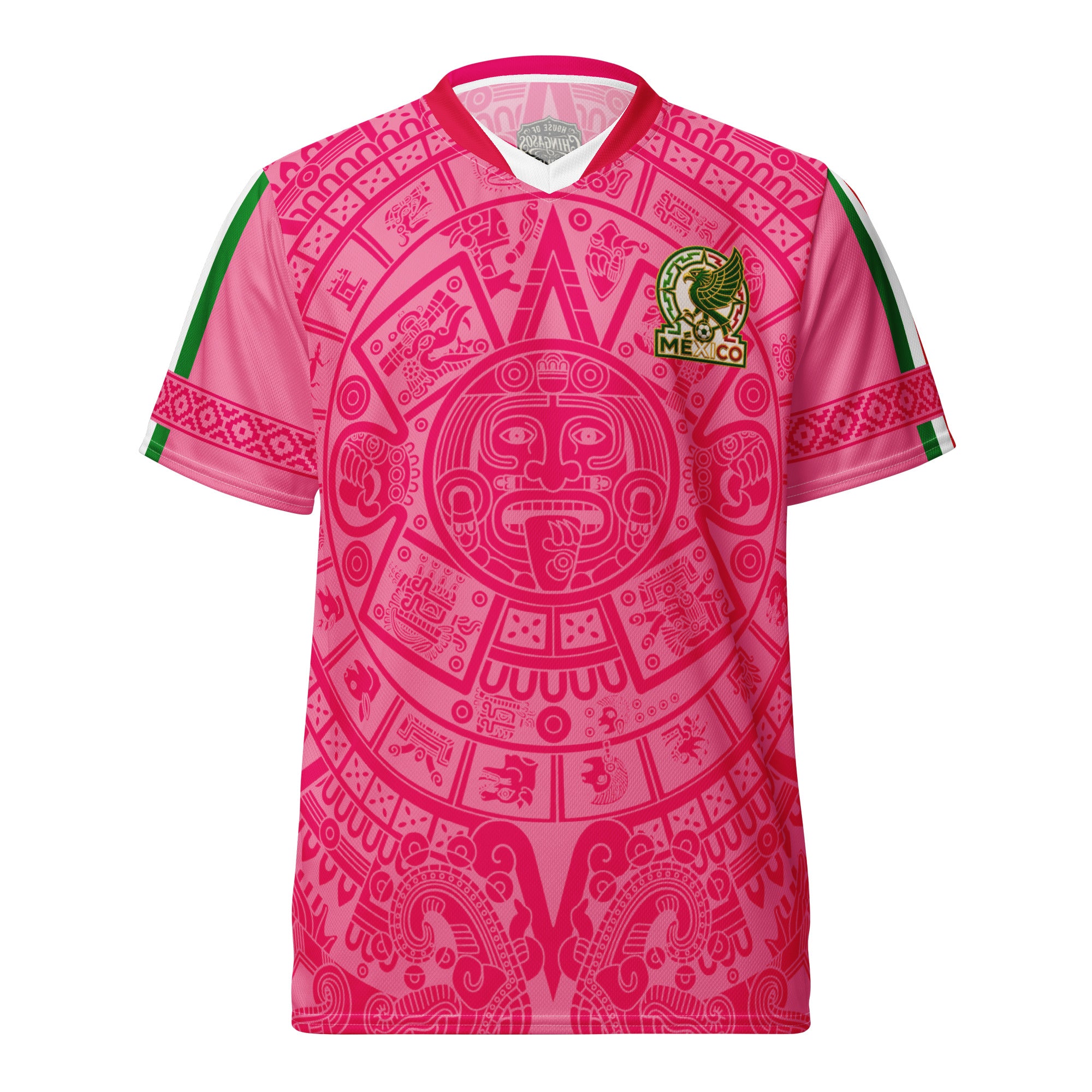 Azteca Xiuhpohualli Mexicana Fútbol Jersey – House Of Chingasos