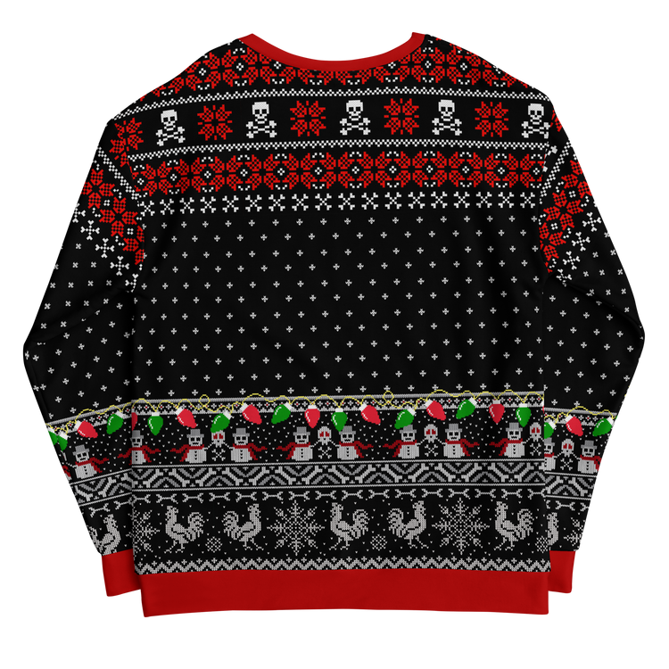 Premium Fleece El Jefe De Elfe Christmas Sweatshirt