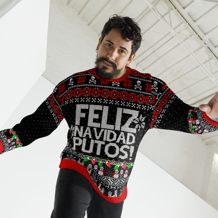 Premium Fleece-lined FELIZ NAVIDAD PUTOS Sweatshirt – House Of Chingasos