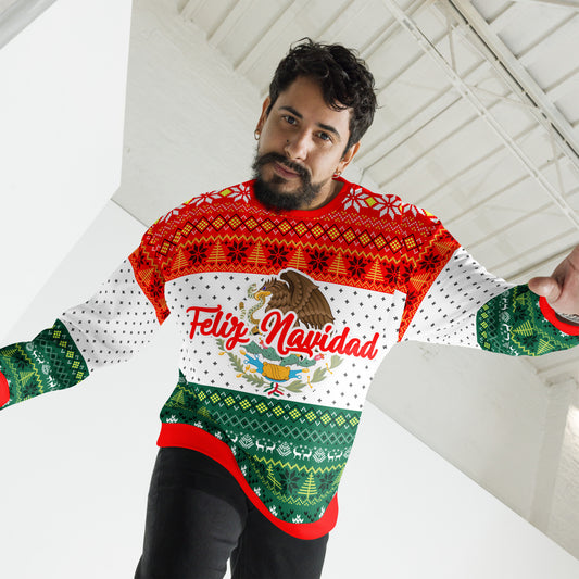 Premium Fleece Feliz Navidad Pj/ Christmas Sweatshirt