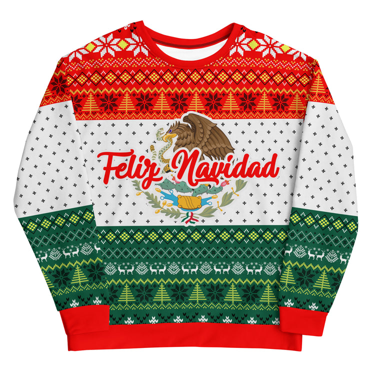 Premium Fleece Feliz Navidad Pj/ Christmas Sweatshirt