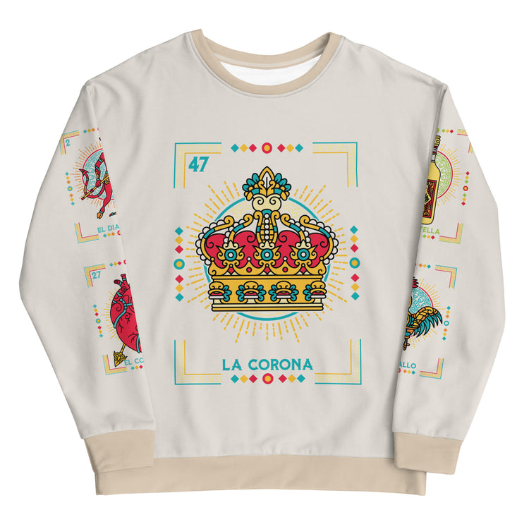 Premium Fleece-lined Loteria Navidad Sweatshirt Pijama Top