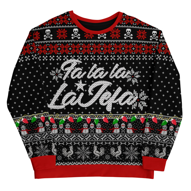 Premium Fleece Fa La La Jefa Pj/ Christmas Sweatshirt