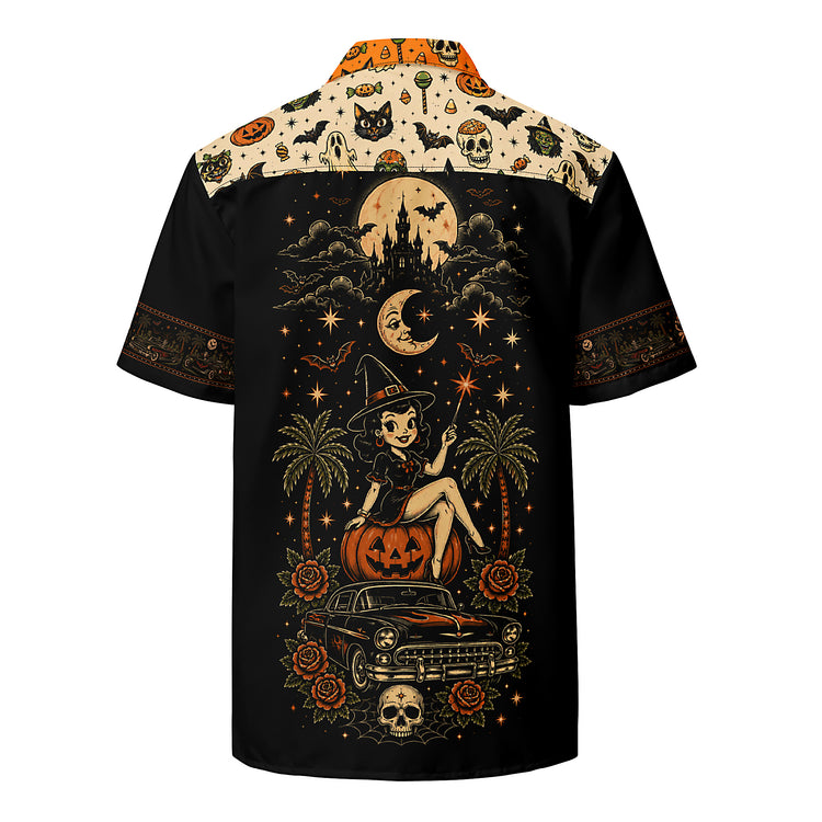 Bad Witches Club Vintage Button Up
