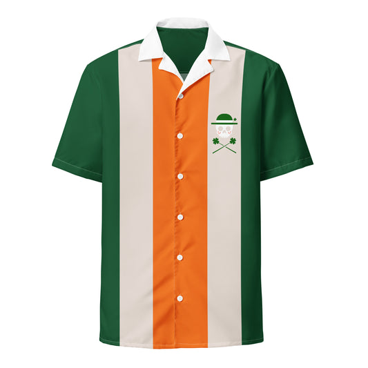 St. Patrick's Irish Flag Unisex button shirt