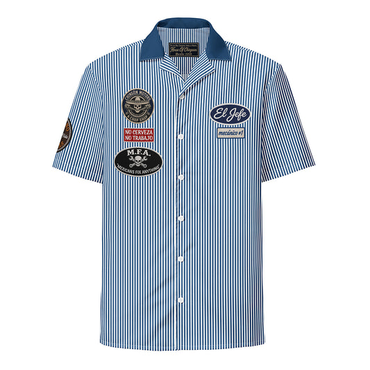 El Jefe Mechanic's Shirt ( Faux Embroidered )