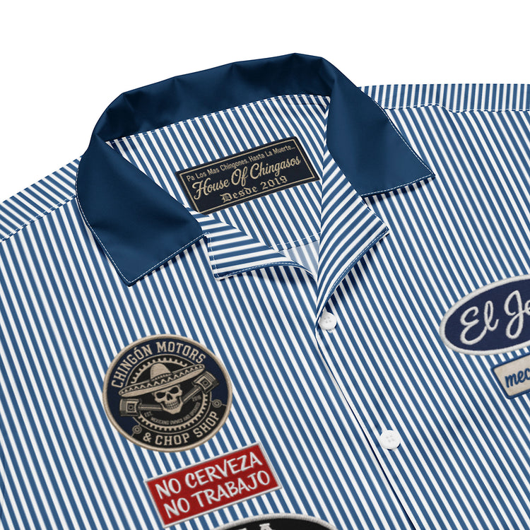 El Jefe Mechanic's Shirt ( Faux Embroidered )