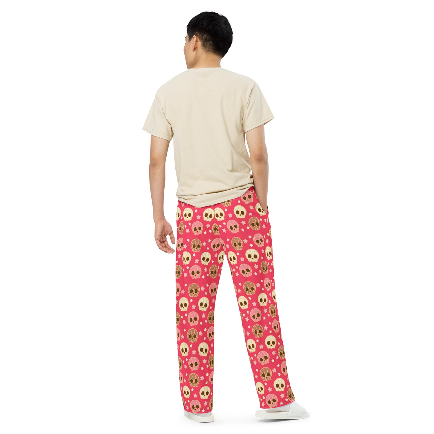 Mis Conchitas Calaveras wide-leg Pijama Pants