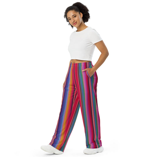Premium Serape Uno Super Soft Wide-leg Pajama/Sweats Bottoms
