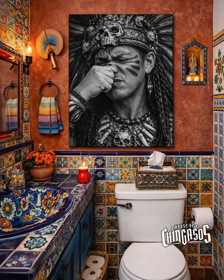 El Azteca Guacala Canvas Print 16" * 20"