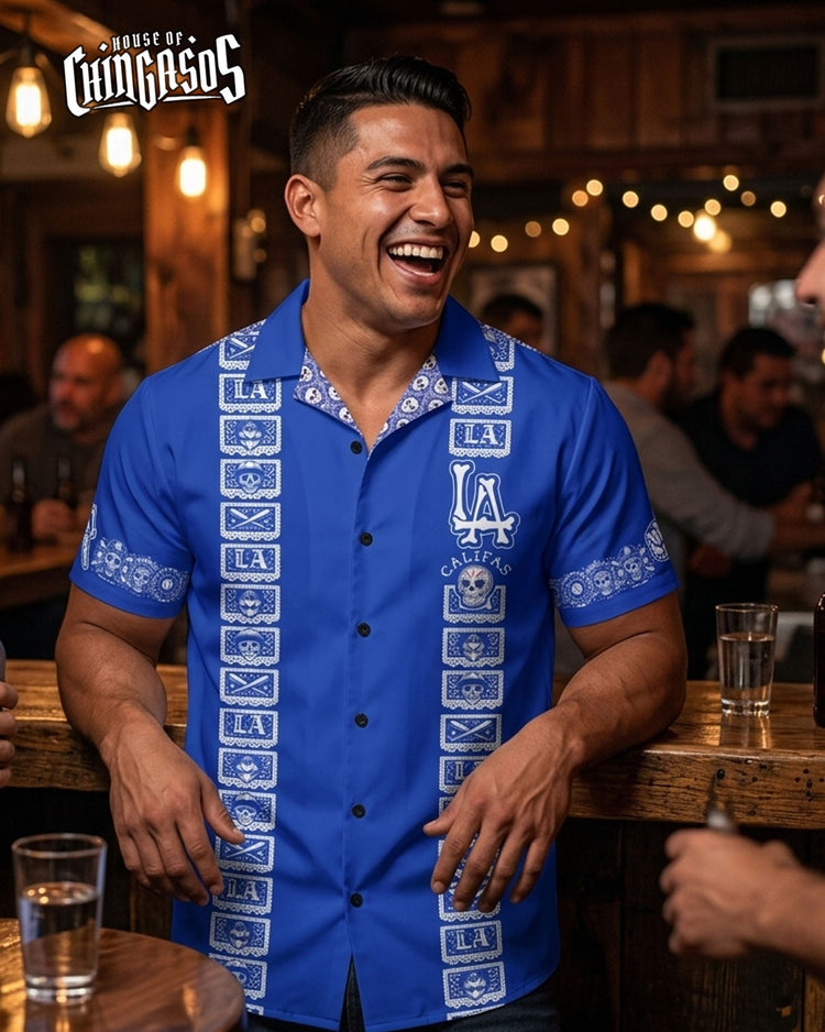 LA All Day Guayabera (Azul Royale)