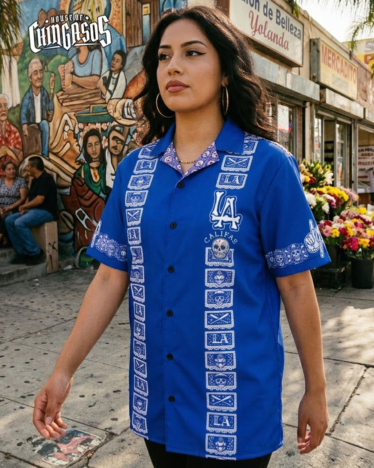 LA All Day Guayabera (Azul Royale)