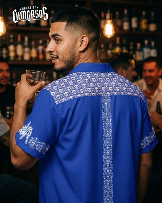 LA All Day Guayabera (Azul Royale)