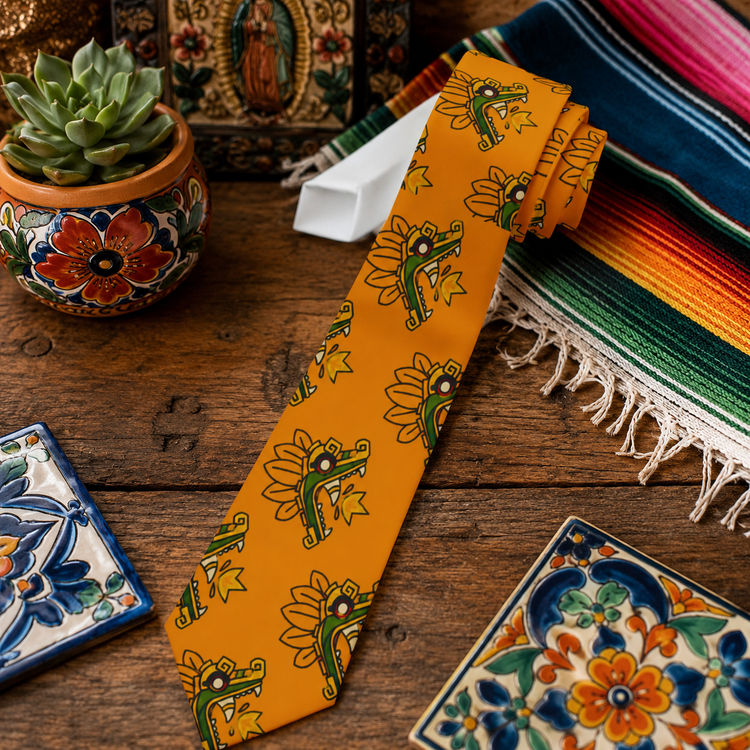 Quetzalcoatl Azteca Necktie