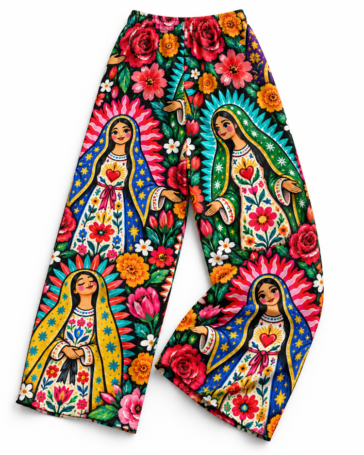 Virgencita Art De La Calle Pijamas