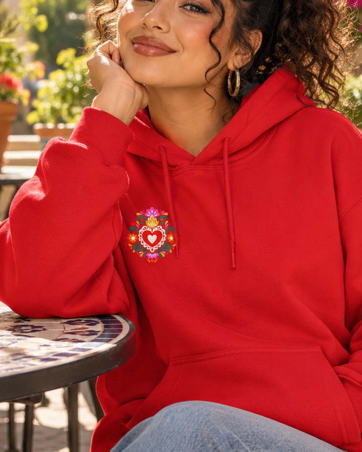 More amor por favor floral Hoodie