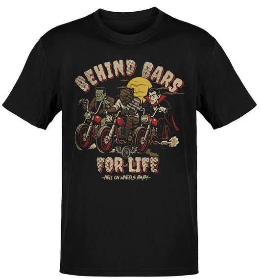 Behind Bars For Life Moto Tee