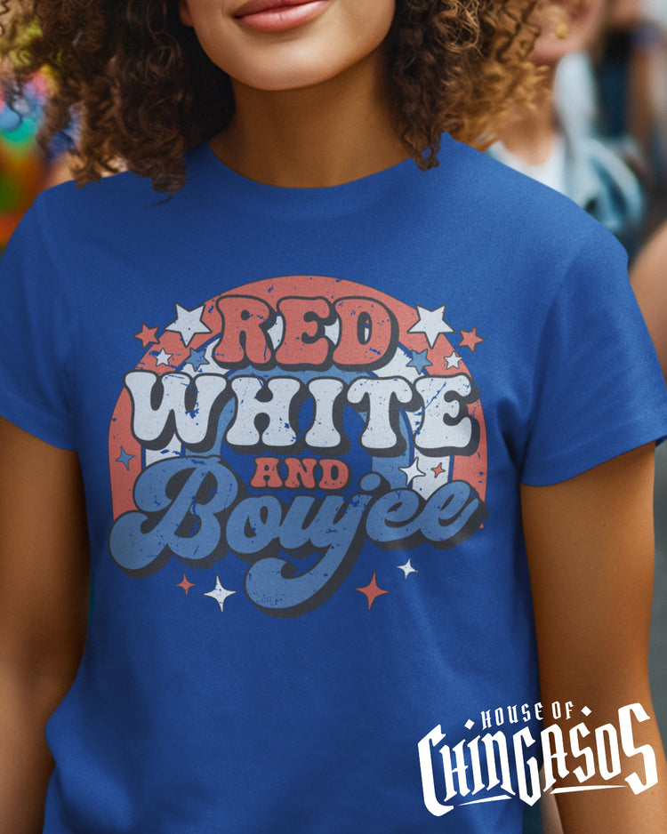 Premium Red White And Boujee 4th Of July T-shirt