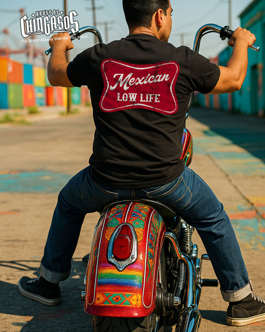 Mexican Lowlife ( Back Print )T-Shirt