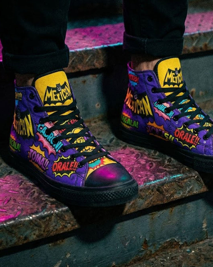 Mexibat High Tops ( Black or White Sole )