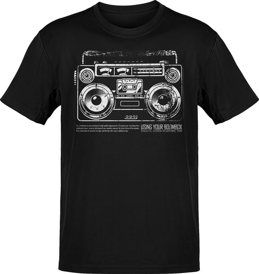 Premium Bella Canvas Boombox Never Forget T-shirt
