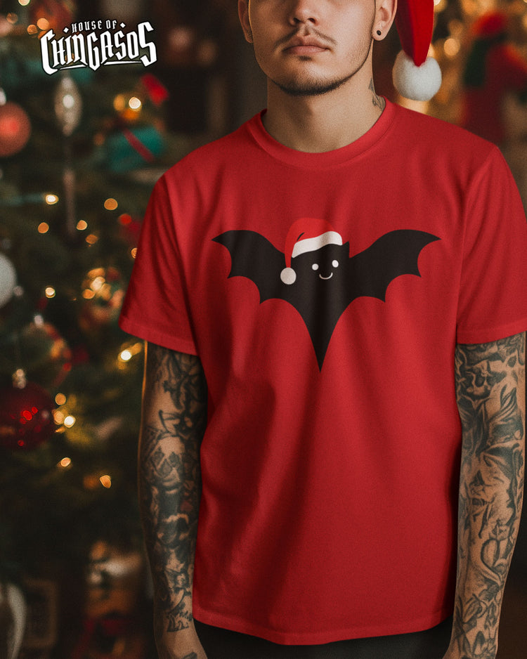 Batty For Christmas Halloween Lovers T-Shirt