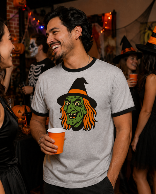 Vintage Resting With Face Ringer T-shirt
