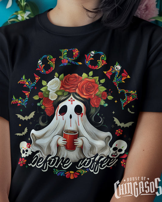 Llorona Before Coffee T-Shirt