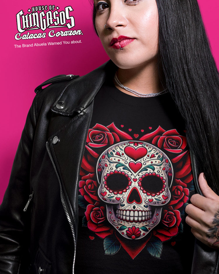 Calacas Corazon Muertos T-Shirt