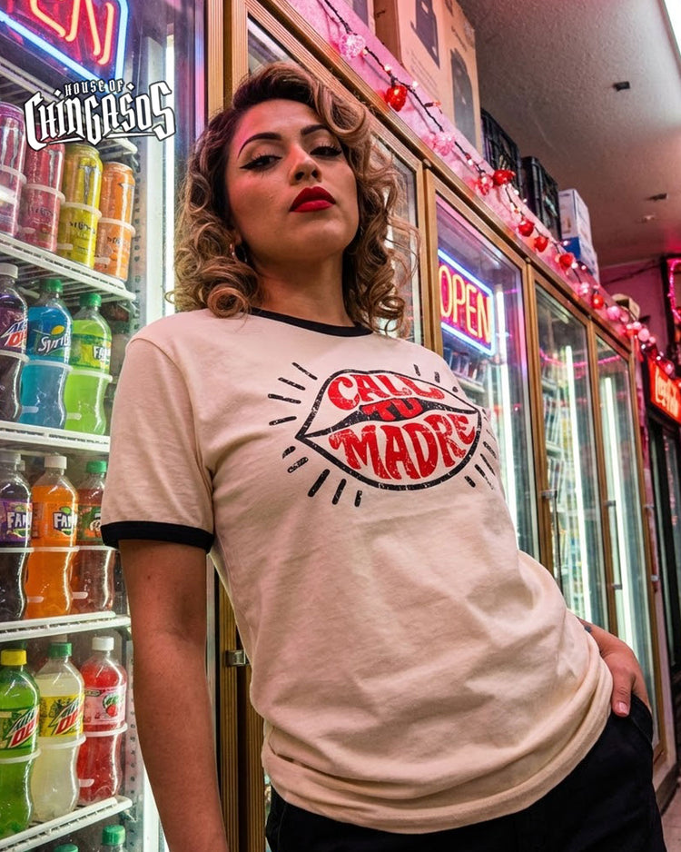 Call Tu Madre Ringer T-shirt