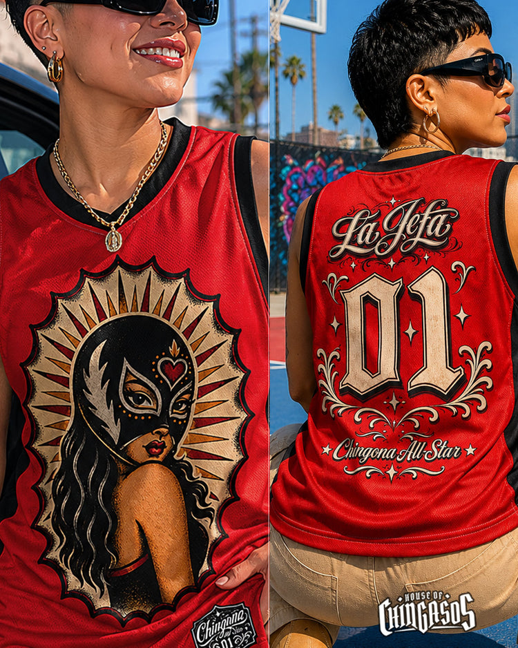 La Jefa Chingona All-Star Basketball Jersey