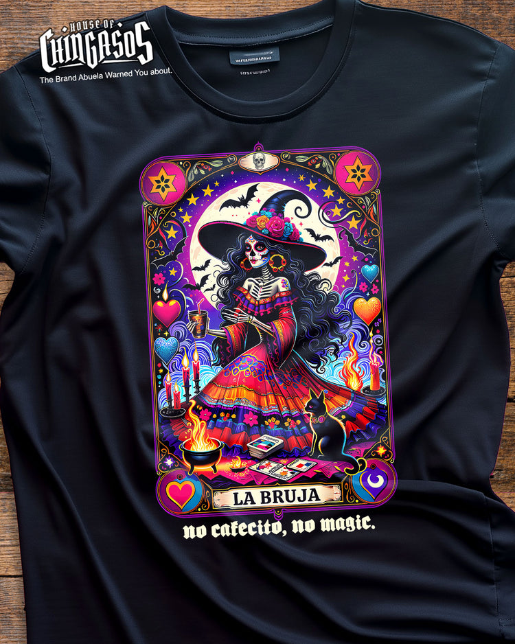 No Cafecito No Magic Bruja T-Shirt